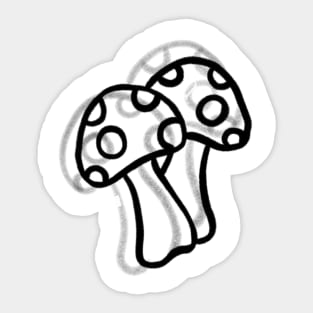 Mushrooms Sticker